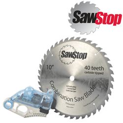 SAWSTOP Demo Cartridge & 40t Blade